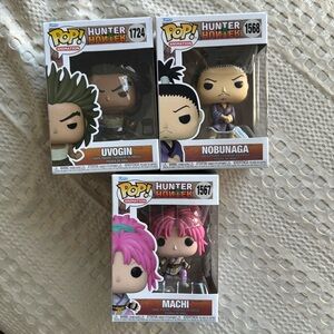 Hunter X Hunter Funko Pop Bundle Machi Uvogin Nobunaga